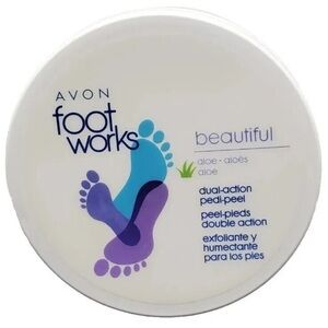 Avon foot works dual action pedi peel pads